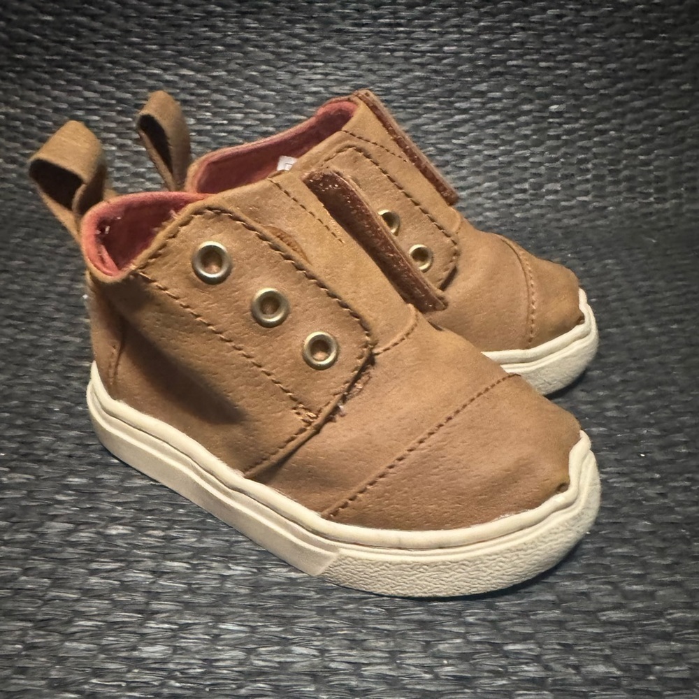 Toms Brown Sneakers Slip-On High-Top